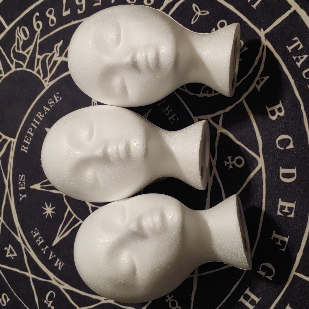3 Wig Heads